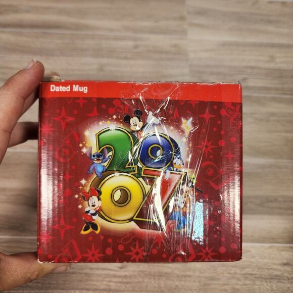 Walt Disney World Mickey Mouse 2007 3D Emboss Coffee Mug Cup Minnie Goofy w/ Box - Picture 10 of 12